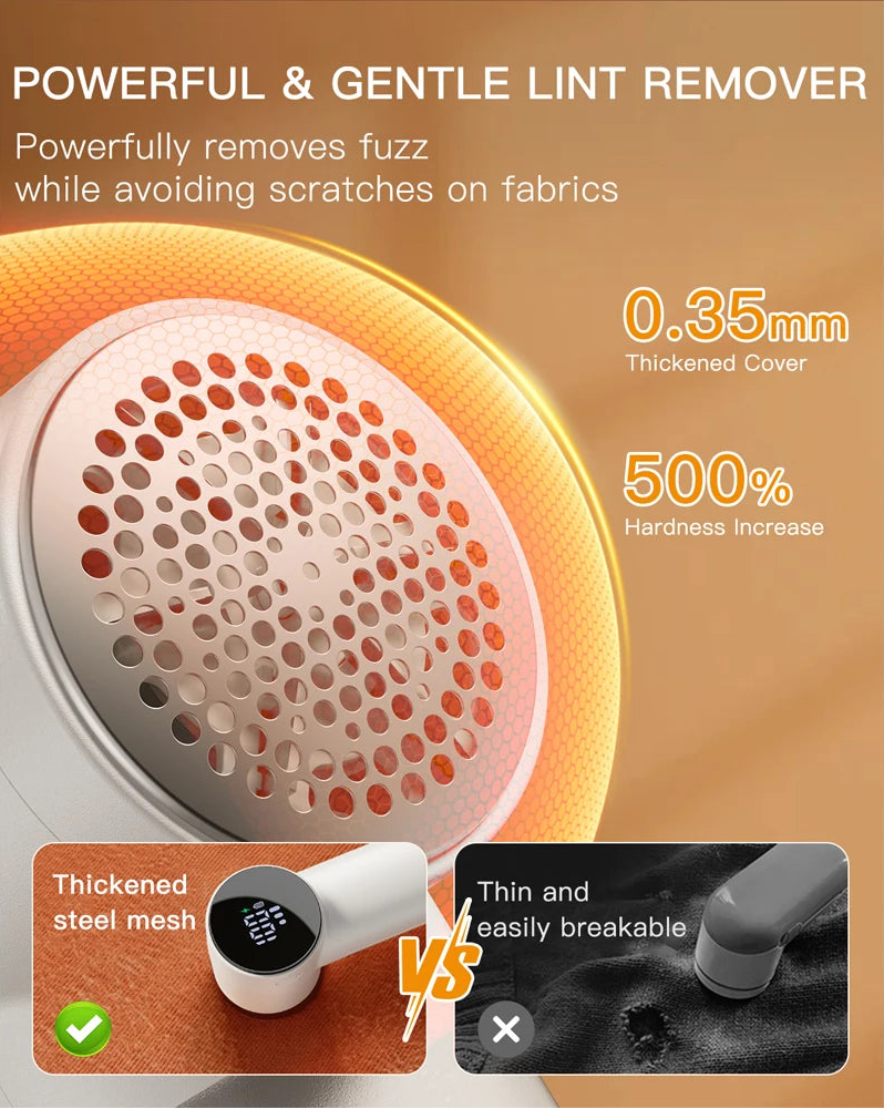 ColdSky Revive™: 3-Speed Rechargeable Fabric Shaver & Lint Remover