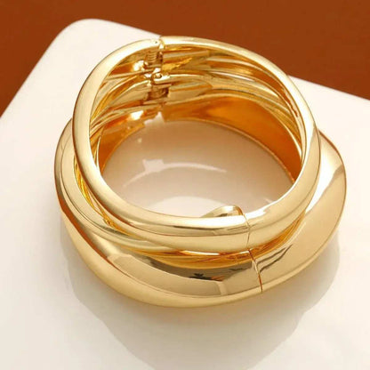 Soleil Bangle Set · 18K Gold Finish