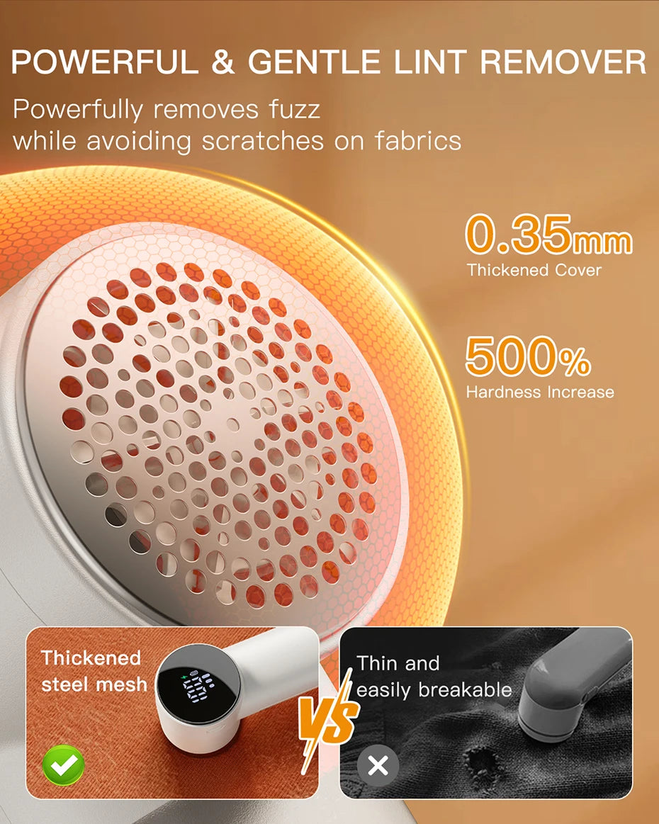 ColdSky Revive™: 3-Speed Rechargeable Fabric Shaver & Lint Remover