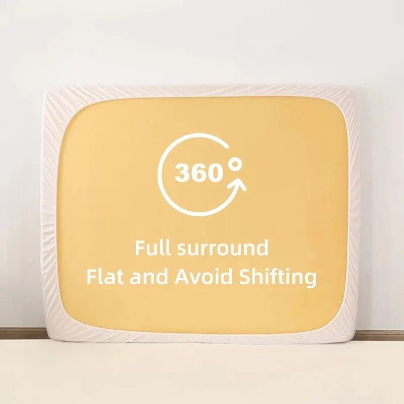 SilentGuard: 100% Waterproof Mattress Protector – Breathable & Noiseless Jersey Bed Cove