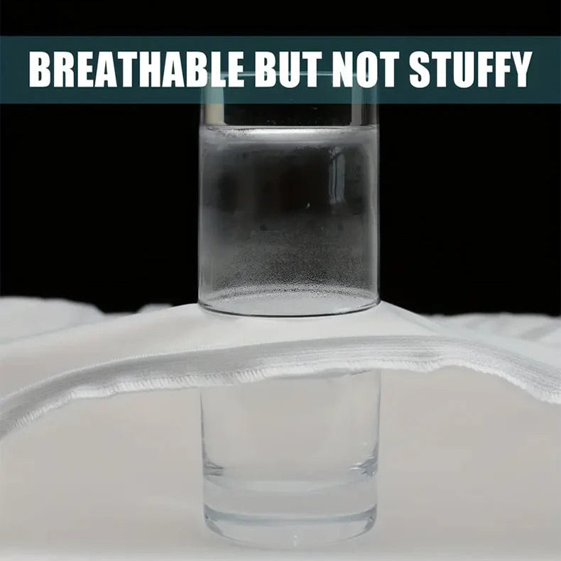 SilentGuard: 100% Waterproof Mattress Protector – Breathable & Noiseless Jersey Bed Cove