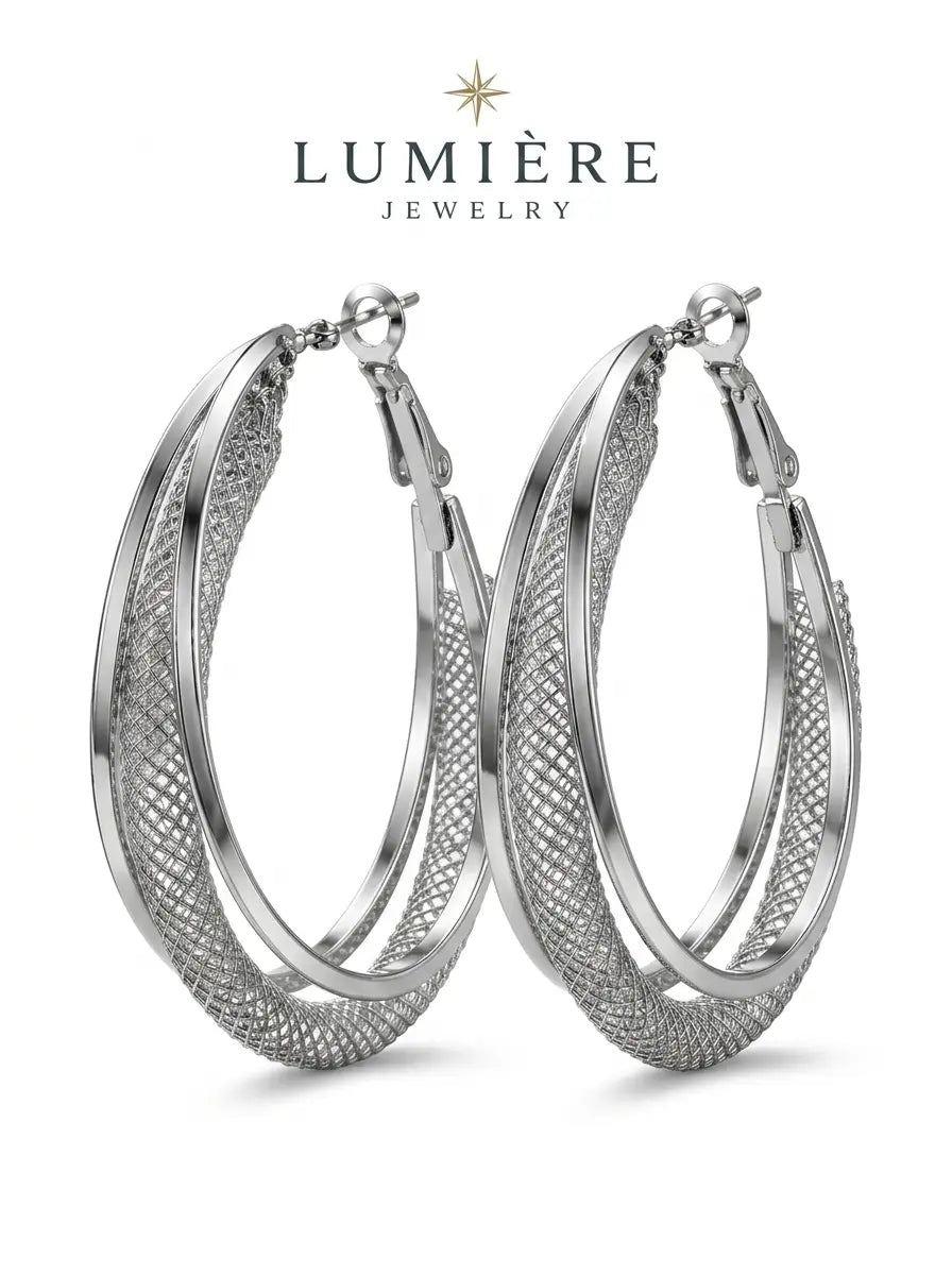Torsade Hoop · Gold / Silver / Rose Gold