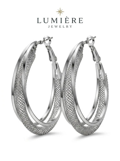 Torsade Hoop · Gold / Silver / Rose Gold