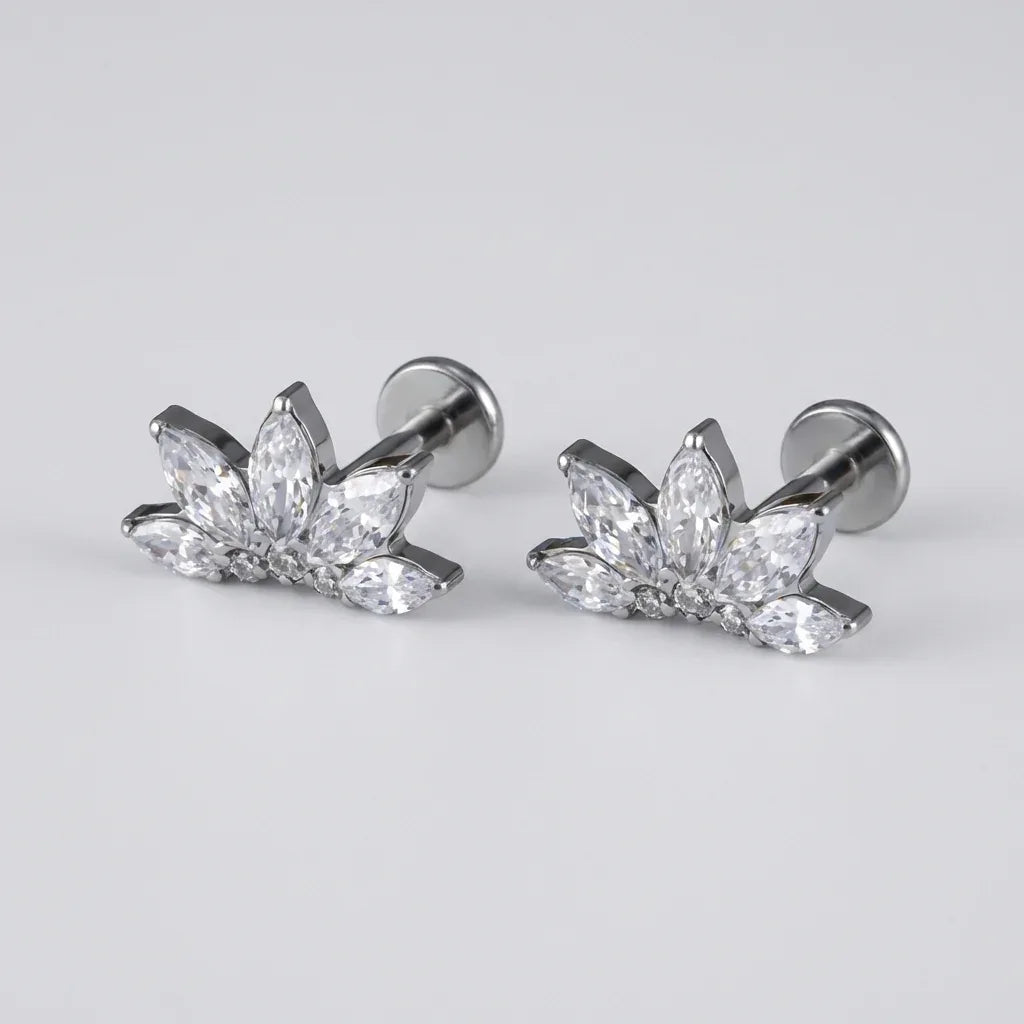 Lotus Stud · ASTM F136 Titanium