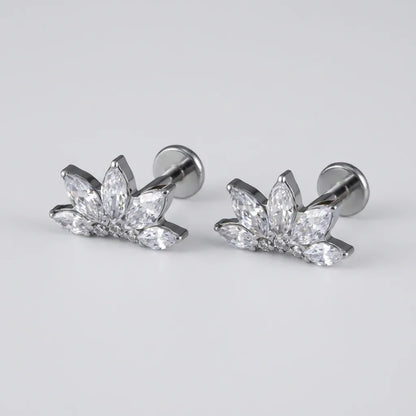 Lotus Stud · ASTM F136 Titanium