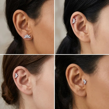 Lotus Stud · ASTM F136 Titanium