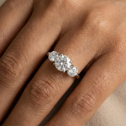 Trine Ring · 14K Gold Filled & Moissanite