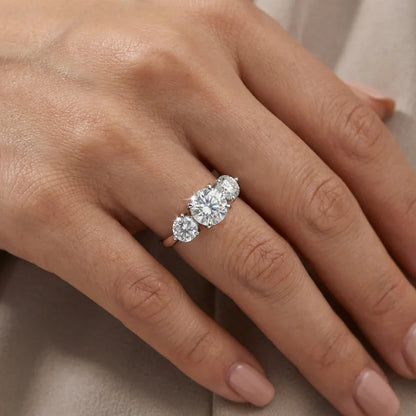 Trine Ring · 14K Gold Filled & Moissanite