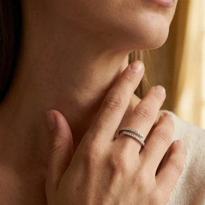 Parallel Ring · S925 Silver