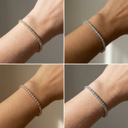 Lumière Tennis Bracelet · S925 Silver & Moissanite