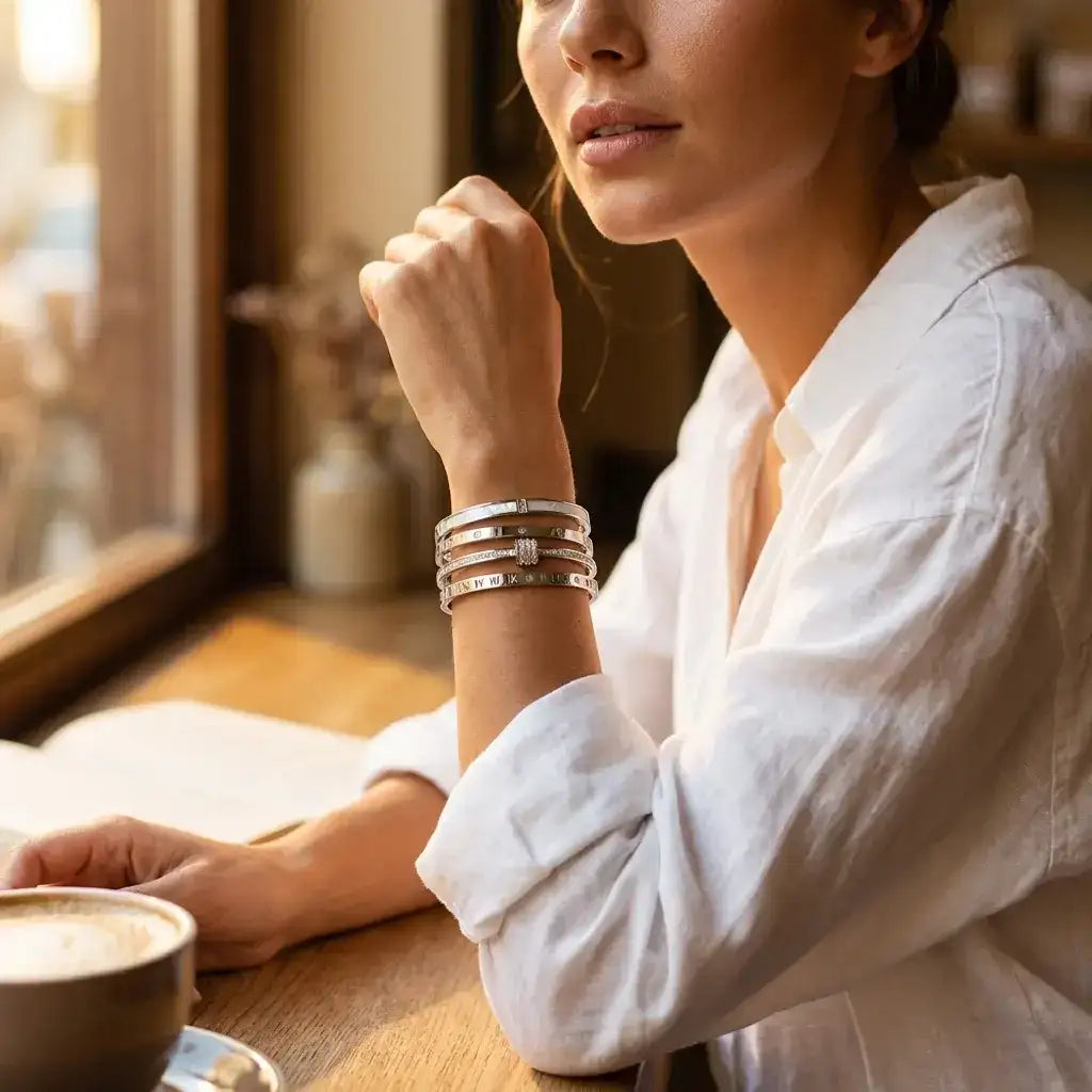 Lumière Bangle Collection · Stackable Bangles