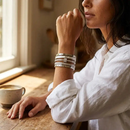 Lumière Bangle Collection · Stackable Bangles