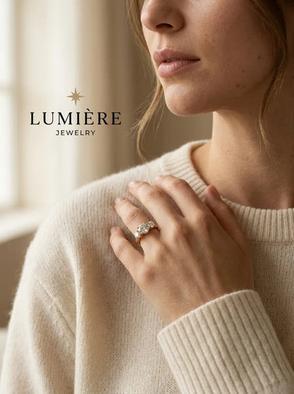 Trine Ring · Moissanite