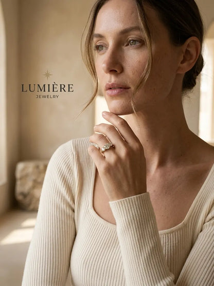 Trine Ring · Moissanite