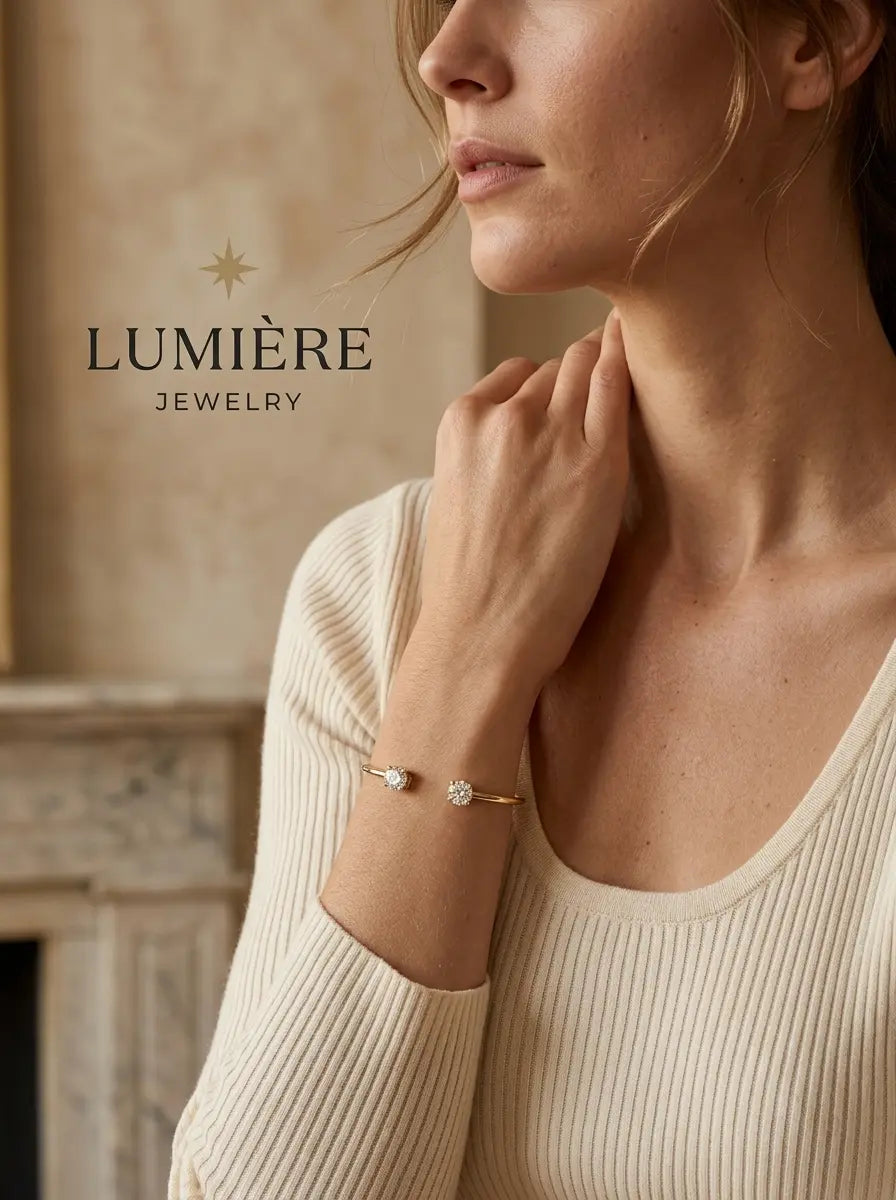 Eclipse Cuff · Gold / Silver