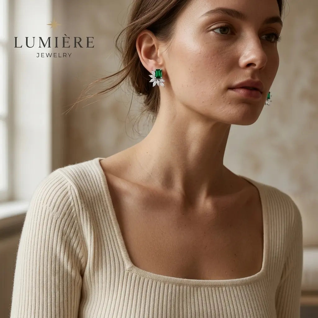 Jardin Studs · Gemstone