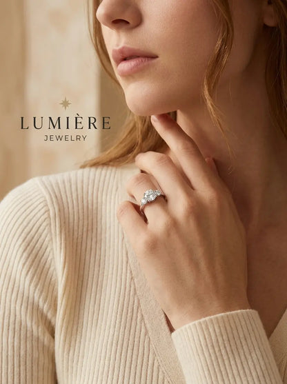 Trilogy Ring · Moissanite