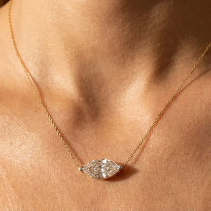 Navette Necklace · S925 Silver