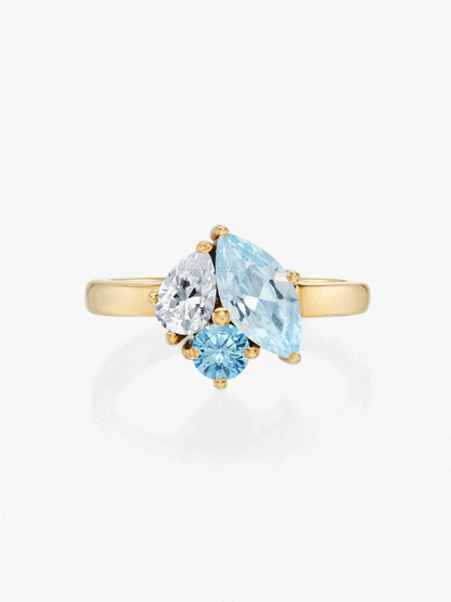 Zia Birthstone Ring