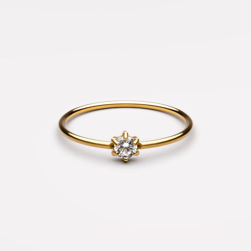 Elvia Ring · 18K Gold Finish