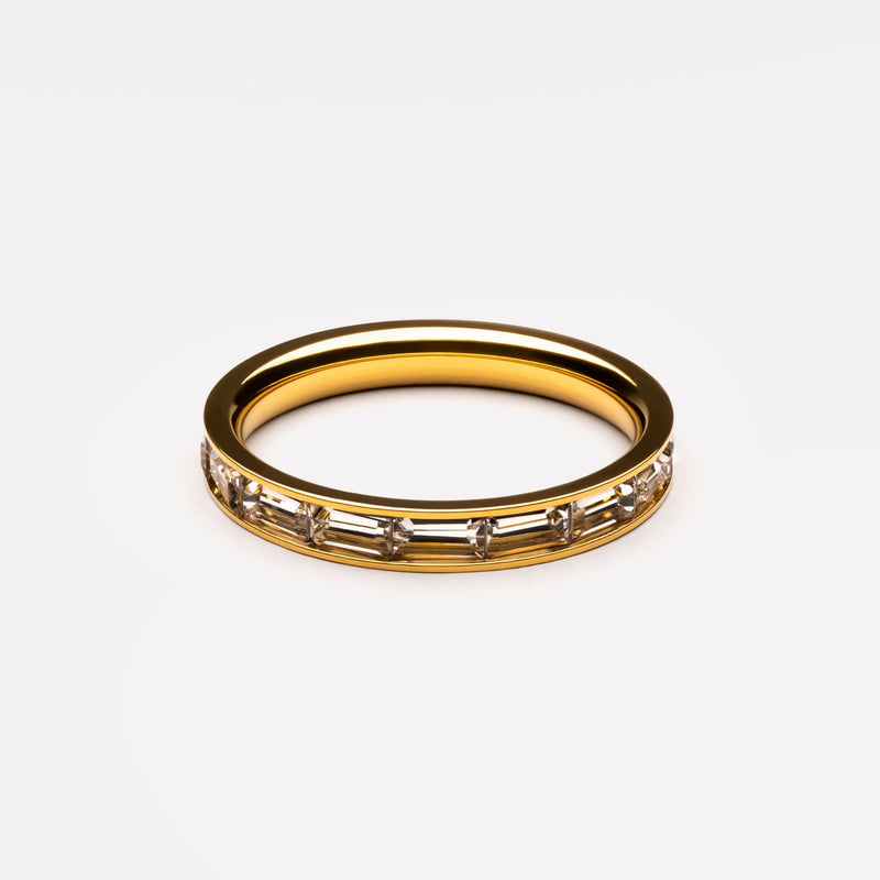 Elysia Ring · 18K Gold Finish & Crystal