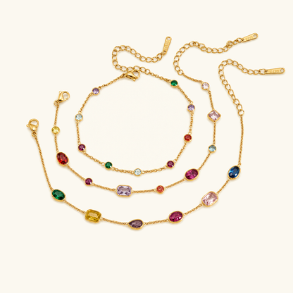 Isadora Dainty Gemstone Bracelet
