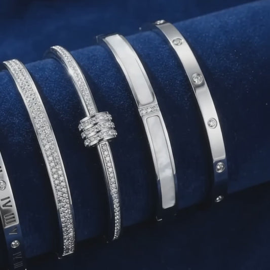 Lumière Bangle Collection · Stackable Bangles