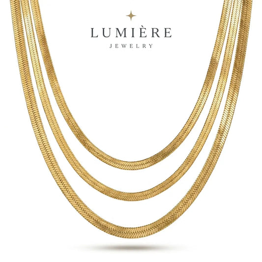 Flat Serpent Chain · Gold / Silver
