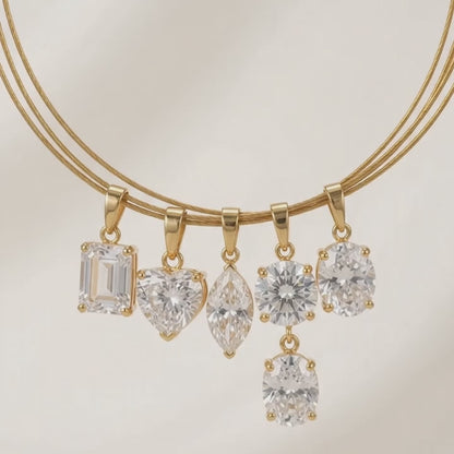 Forme Necklace · 18K Gold Finish