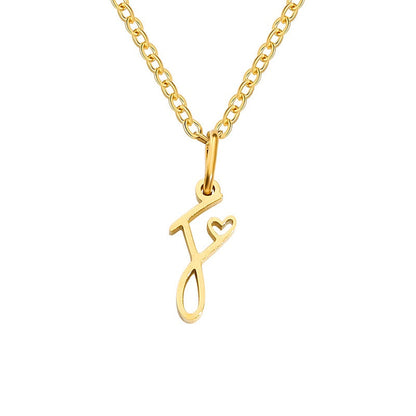 Sienna Initial Letter Necklace
