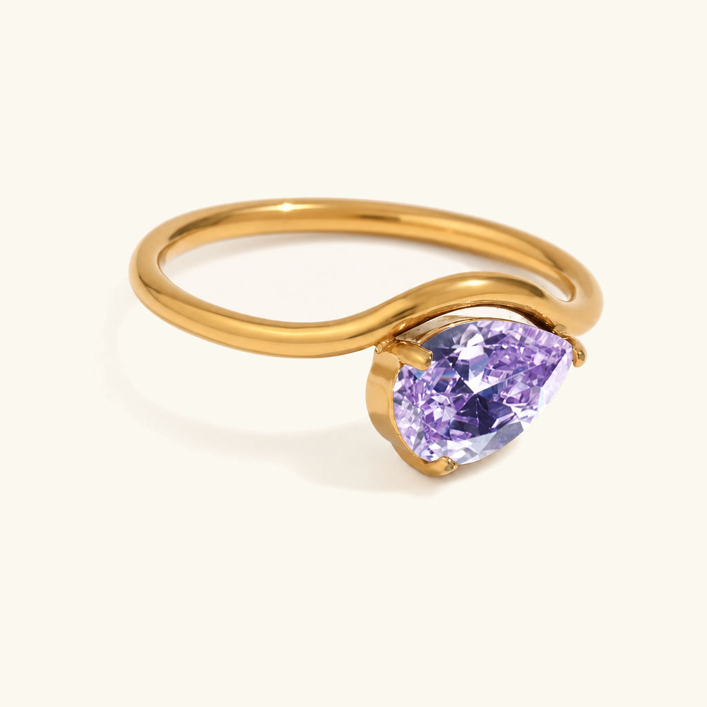 Delphine Birthstone Ring