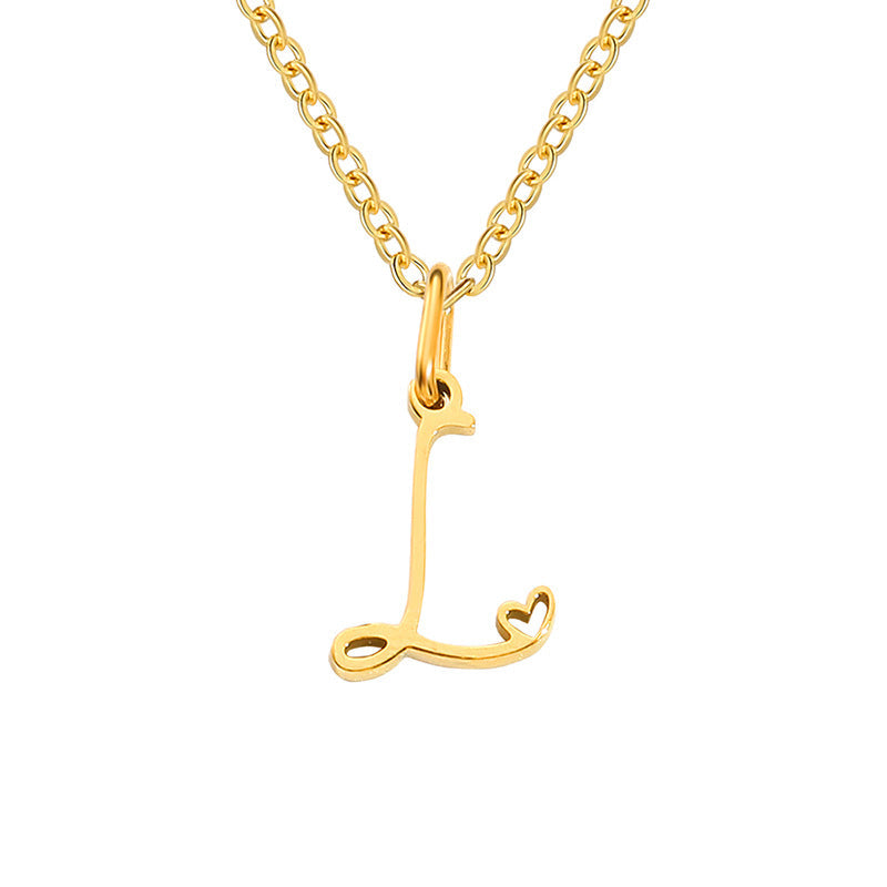 Sienna Initial Letter Necklace