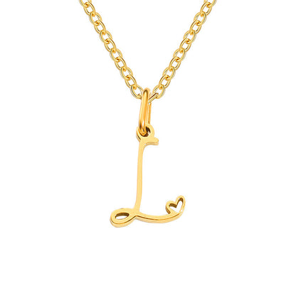 Sienna Initial Letter Necklace