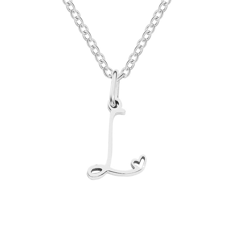 Sienna Initial Letter Necklace