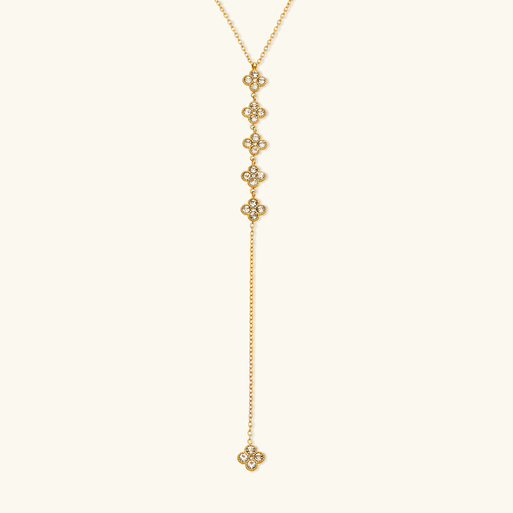 Anais Floral Drop Necklace