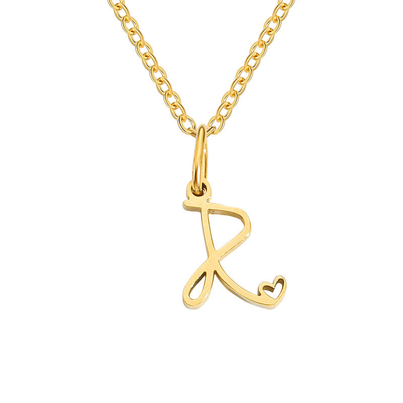 Sienna Initial Letter Necklace