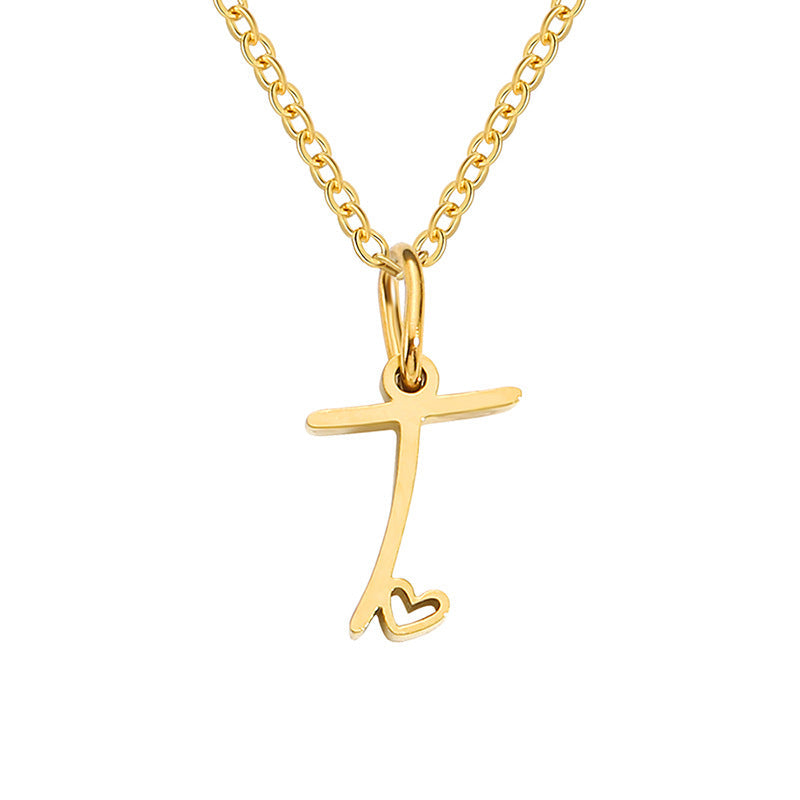 Sienna Initial Letter Necklace